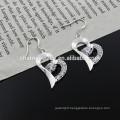 Beautiful Heart Shape Earring with Stone in the Heart Earring jewelry Earring DS014